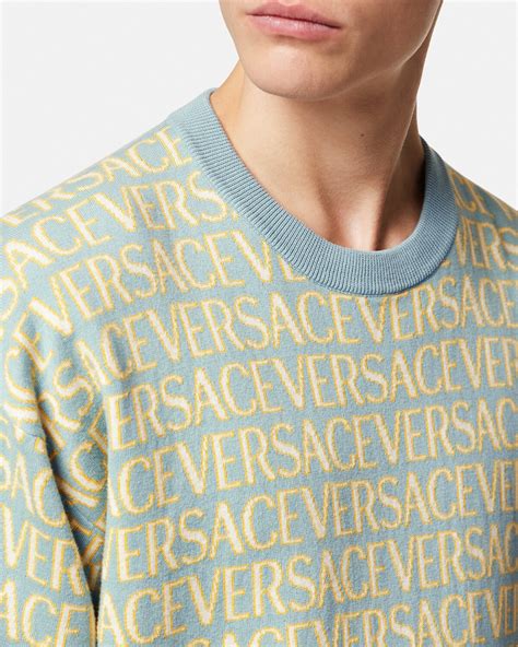 versace knitted jumper|Versace sweater cheap.